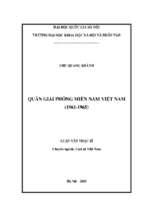 Quân giải phóng miền nam việt nam (1961 1965).