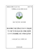 Nghiên cứu dự đoán khả năng thẩm thấu qua da của dược chất sử dụng mô hình qsper