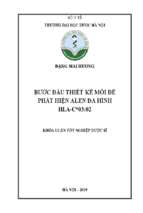 Bước đầu thiết kế mồi để phát hiện alen đa hình hla c0302