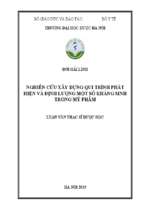 Nghiên cứu xây dựng qui trình phát hiện và định lượng một số kháng sinh trong mỹ phẩm