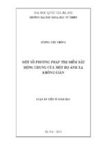 Một số phương pháp tìm điểm bất động chung của một họ ánh xạ không gian62 46 01 02