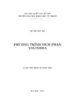 Phương trình tích phân volterra 