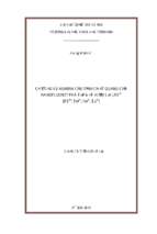 Chế tạo và nghiên cứu tính chất quang của nanofluorit pha tạp đất hiếm laf3re3+ (re3+sm3+, ho3+, eu3+)