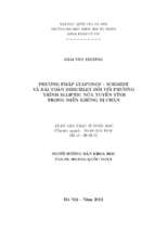 Phương pháp lyapunov schmidt và bài toán dirichlet đối với phương trình eliptic nửa tuyến tính trong miền không bị chặn  