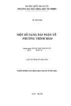 Một số dạng bài toán về phương trình hàm   13