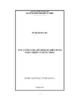 ước lượng cho mô hình độ biến động ngẫu nhiên có bước nhảy  luận văn ths. toán học  60 46 15