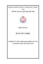 Nghiên cứu công nghệ mạng không dây lifi và đánh giá khả năng ứng dụng 