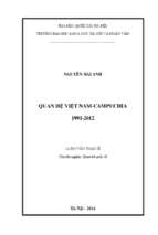 Quan hệ việt nam   campuchia (1991   2012) 