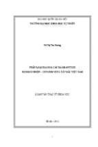 Phân loại địa hóa các đá granitoid mesoi muộn   cenozoi vùng tây bắc việt nam  