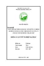 Thực hiện quy trình chăm sóc, nuôi dưỡng và phòng trị bệnh cho đàn gà thịt cobb 500 nuôi tại công ty emivest chi nhánh phúc thọ   hà nội 