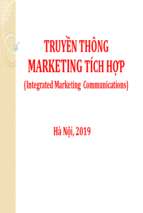 Truyền thông marketing tích hợp (integrated marketing communication) 