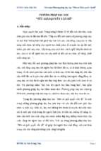 Tiểu luận phương pháp dạy học nêu và giải quyết vấn đề 