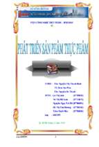 Phát triển sản phẩm thực phẩm   đồ hộp cá sốt chanh dây 