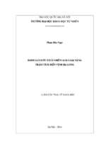 đánh giá mức độ ô nhiễm kim loại nặng trầm tích biển vịnh hạ long