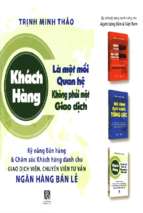 Khách hàng là một mối quan hệ, không phải một giao dịch 