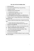 Tính toán thiết kế áo đường cứng 