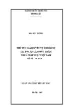 Thủ tục giải quyết vụ án dân sự tại tòa án cấp phúc thẩm theo pháp luật việt nam