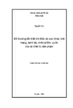 Bồi thường tổn thất tinh thần do sức khỏe, tính mạng, danh dự, nhân phẩm, uy tín của cá nhân bị xâm phạm