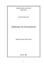 Thời hạn tố tụng dân sự