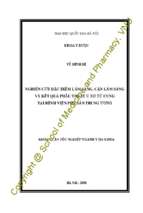 Nghiên cứu đặc điểm lâm sàng, cận lâm sàng và kết quả phẫu thuật xơ tử cung tại bệnh viện phụ sản trung ương