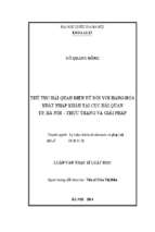 Thủ tục hải quan điện tử đối với hàng hóa xuất nhập khẩu tại cục hải quan tp. hà nội   thực trạng và giải pháp 