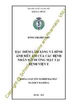 đặc điểm lâm sàng và hình ảnh siêu âm của các bệnh nhân sỏi đường mật tại bệnh viện e001