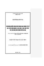 Bảo đảm quyền công dân trong hoạt động xét xử các vụ án hôn nhân và gia đình – qua thực tiễn tòa án nhân dân thành phố hà nội 