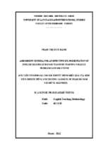 Assessment criteria for an effective efl presentation of english majors at hanam teachers training college problems and solutions 