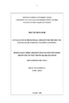 An evaluation of the material lifeline for the first non english major students at hai phong university. m.a thesis linguistics 60 14 10