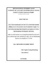 An action study on a process genre approach to teaching ielts writing task 2 to non english major students at band 4.5 5.5 in a vietnamese university setting