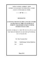 An investigation into teachers’ attitudes towards and practices of corrective feedback on students’ oral mistakes at hanoi national university of education