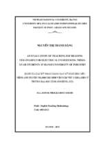 An evaluation of teaching esp reading strategies for electrical engineering third year students at hanoi university of industry 