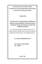 The application of common european framework of reference (cefr) to designing a syllabus of general english for the first year students at quang ninh university of industry 