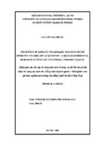 The effect of explicit vocabulary teaching on esp students' vocabulary acquisition   a quasi experimental research in vung tau vocational tourism college u).