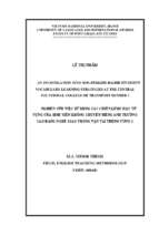 An investigation into non english major students' vocabulary learning strategies at the central vocational college of transport number 1