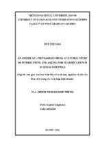 An american vietnamese cross cultural study of interrupting and asking for clarification in business meetings  m.a thesis linguistics 60 22 02 01