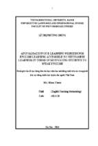 An evaluation of e learning websites for english learning accessible to vietnamese learners in terms of motivating students to speak english