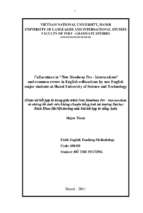 Collocations in new headway pre   intermediate and common errors in english collocations by non english major students at hanoi university of science and technology  