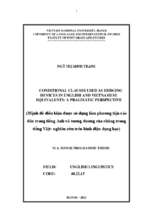 Conditional clauses used as hedging devices in english and vietnamese equivalents a pragmatic perspective