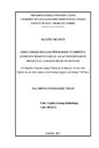 Using online english newspapers to improve students’ reading skills an action research project at a high school in vietnam