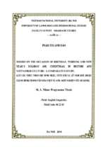 Wishes on the occasion of birthday, wedding and new year's holiday (or christmas) in british and vietnamese culture a comparative study 