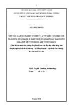 The non major english students' attitudes towards the teaching of english in electronics reading at hai duong college of economics and technology