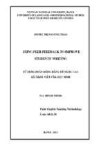 Using peer feedback to improve students’ writing