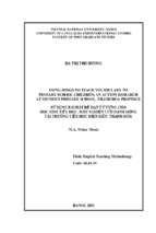 Using songs to teach english vocabulary to primary school children an action research at dien bien primary school, thanh hoa province