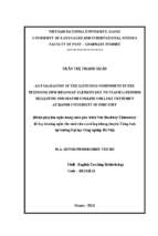 An evaluation of the listening component in the textbook new headway elementary to teach listening skills for non major english college freshmen at hanoi university of industry