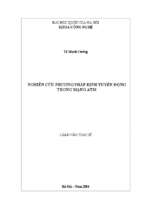 Nghiên cứu phương pháp định tuyến động trong mạng atm  