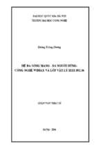 Hệ đa sóng mang   đa người dùng công nghệ wimax và lớp vật lý ieee 802.16  luận văn ths. kỹ thuật điện tử  viễn thông  2 07 00