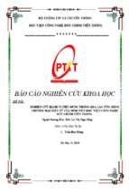 Nghiên cứu hành vi tiêu dùng thông qua các ứng dụng thương mại điện tử của sinh viên học viện công nghệ bưu chính viễn thông