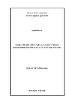 Nghiên cứu điều chế vật liệu (c, n, s) tio 2 từ quặng ilmenite bình định ứng dụng xử lý nước thải nuôi tôm