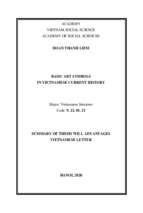 Hệ biểu tượng nghệ thuật cơ bản trong tiểu thuyết lịch sử đương đại việt nam tt tiếng anh